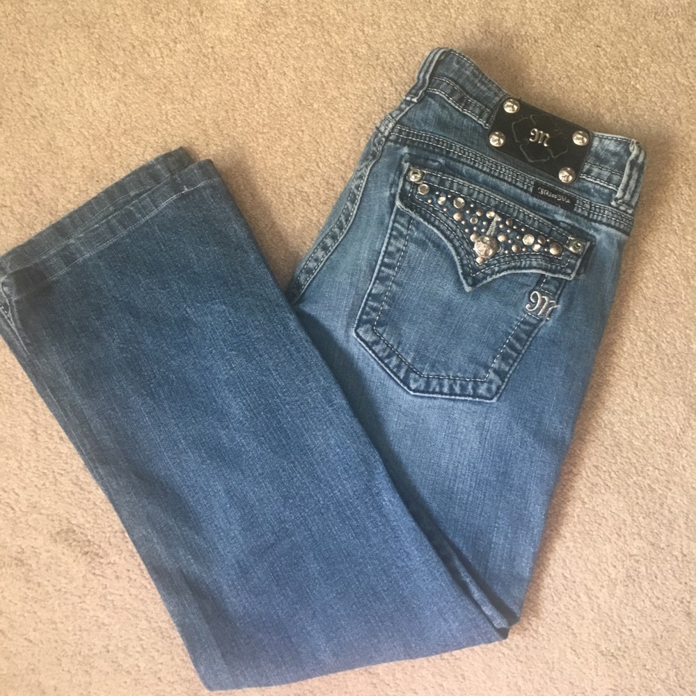 Miss me bootcut ankle jeans