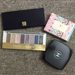 Estée Lauder, Elizabeth Arden, Chanel eye shadows