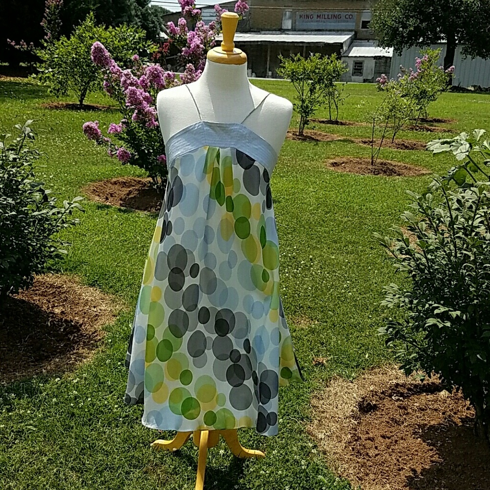 Badgley Mischka100% silk summer dress SZ 8