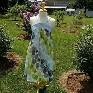 Badgley Mischka100% silk summer dress SZ 8