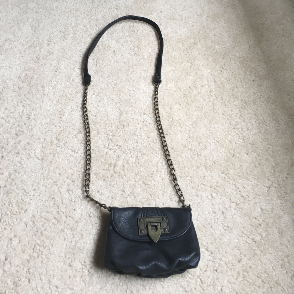 Black mini purse