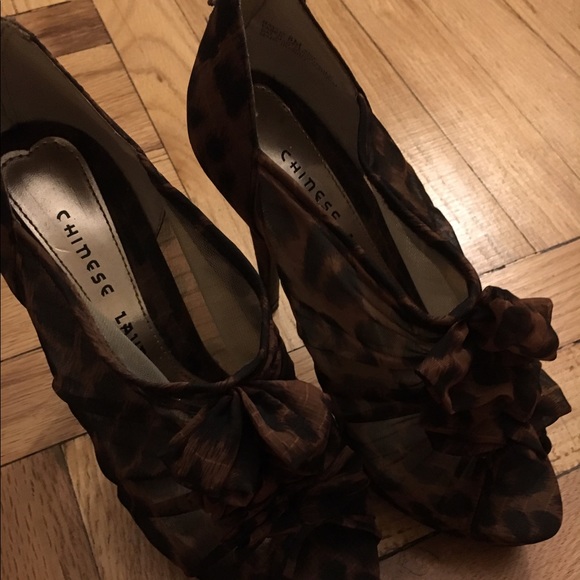Animal print heels - Picture 1 of 2