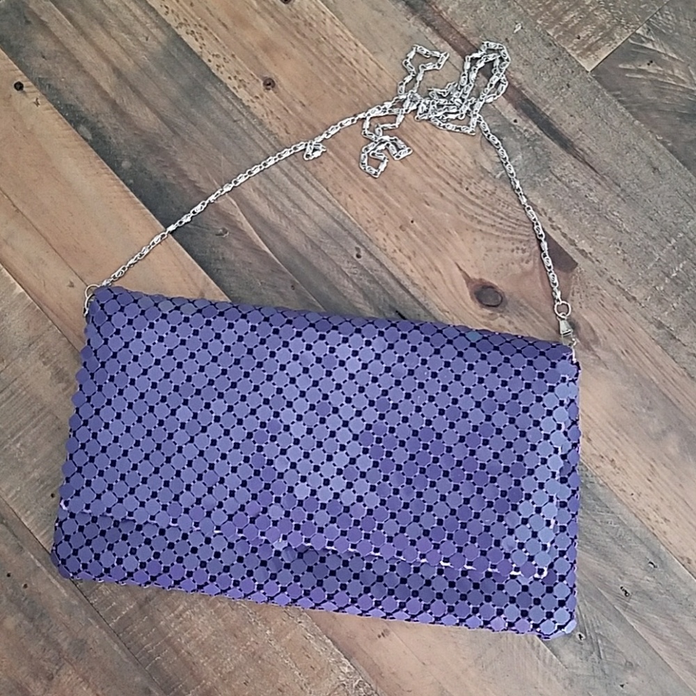 Purple envelope purse