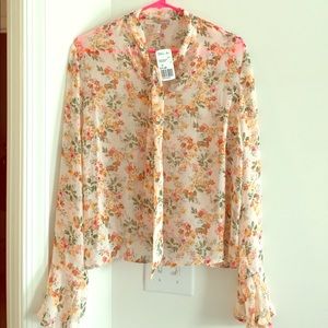 Forever 21 Floral Blouse
