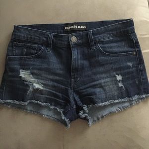 Express jean shorts