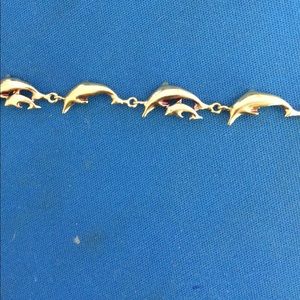 Dolphin bracelet gold