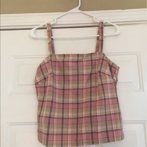 Plaid tank
