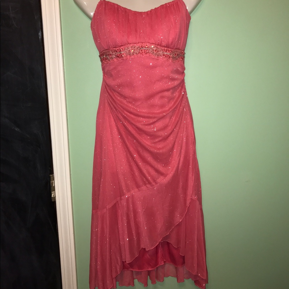 Sparkly pink dress
