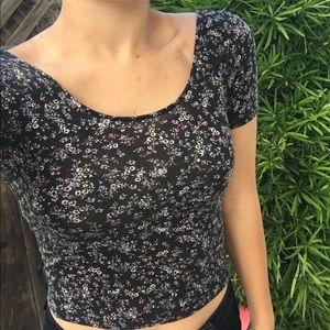 AÉROPOSTALE bodycon crop top