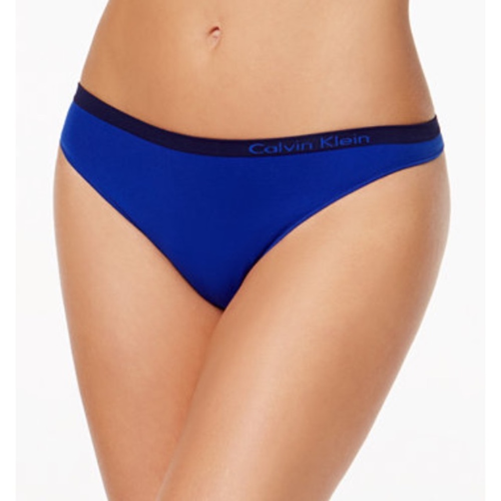 Calvin Klein Royal Blue Pure Seamless Thong
