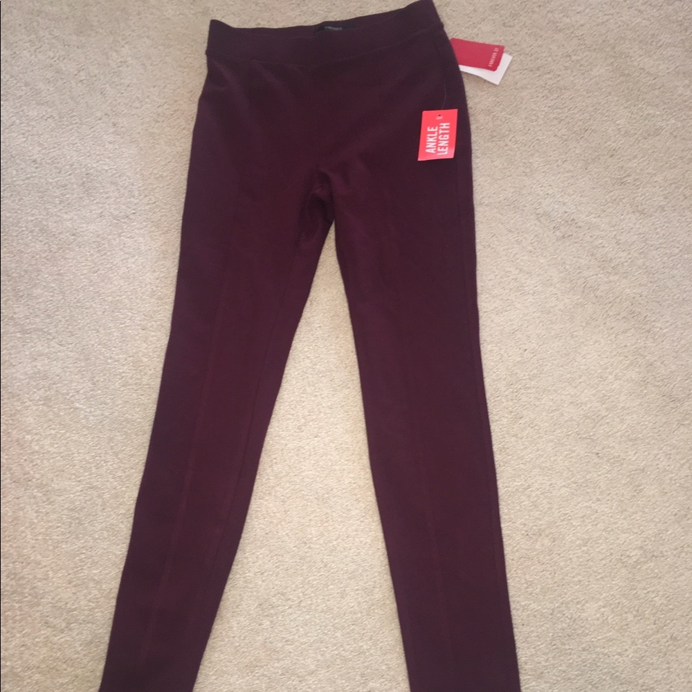 Maroon Leggings