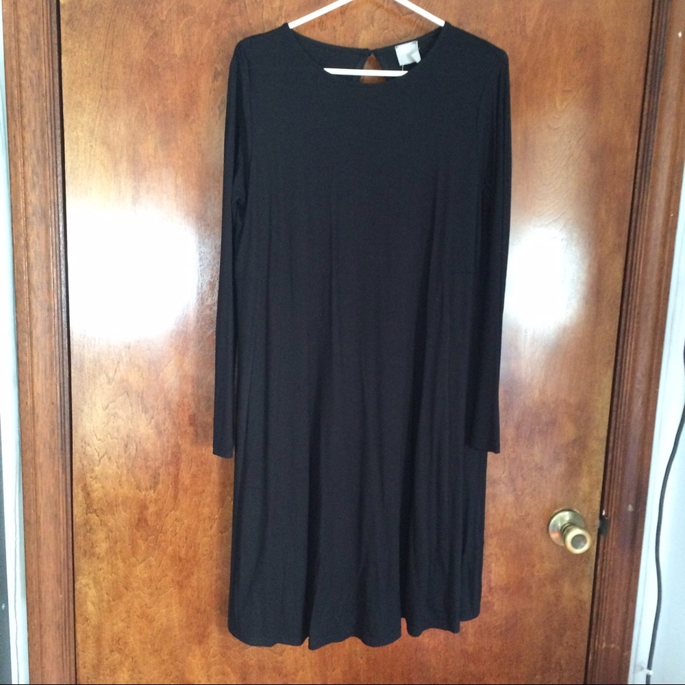 Asos Maternity Black Swing Dress NWT