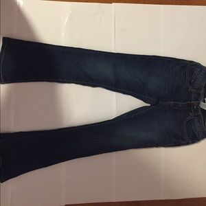 Super stretch boot cut jeans