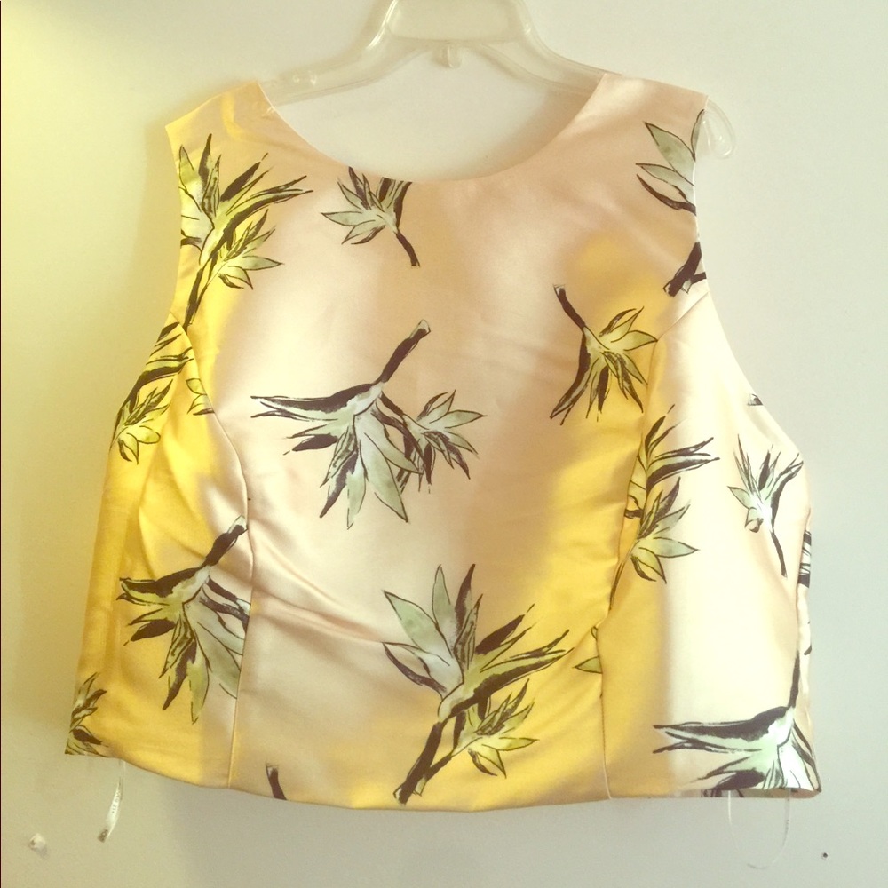 2 piece half cut top and full swing skirt