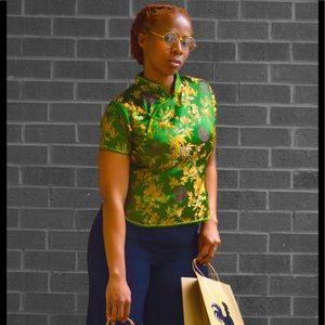 Kimono Crop Top