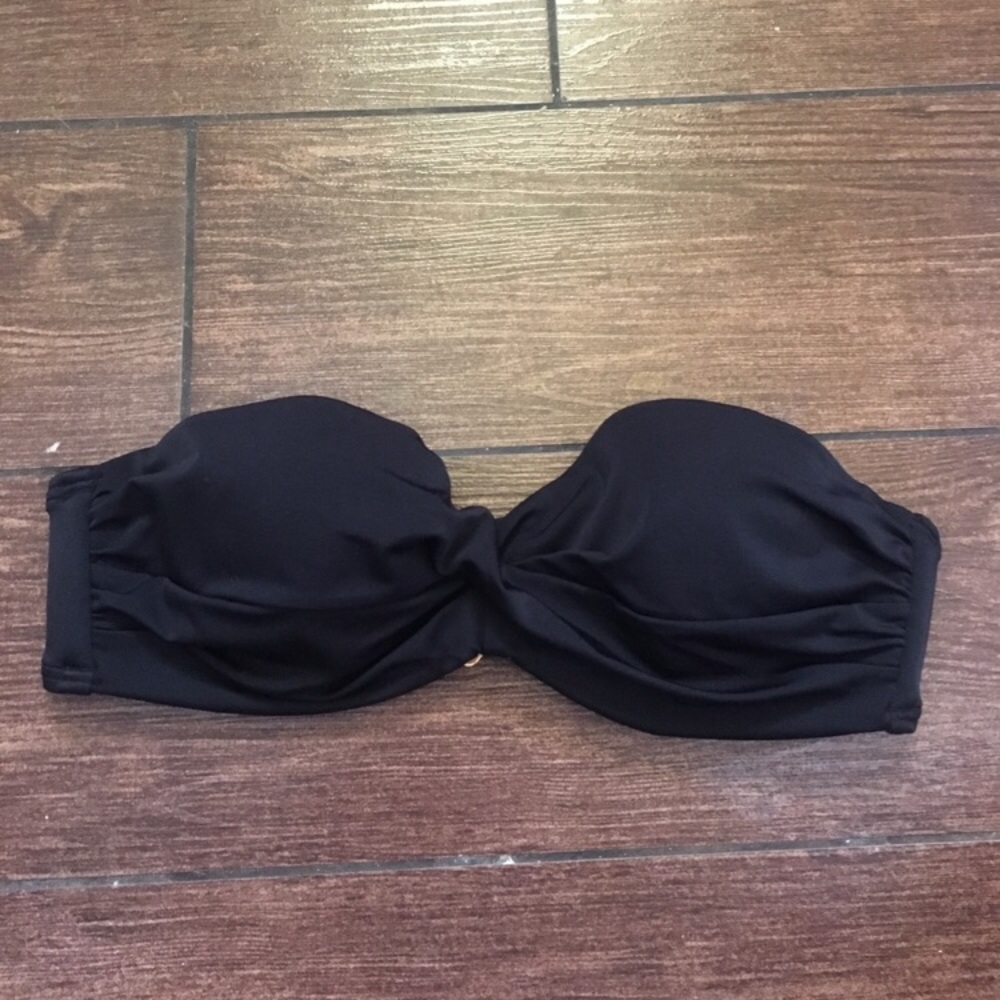 Victorias Secret black knockout pushup bandeau