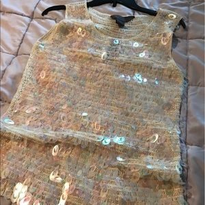 Sequined Knitted Tank