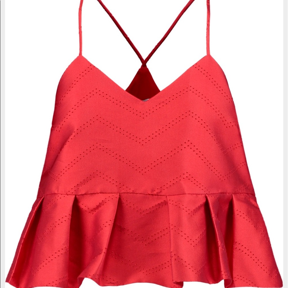 SOLD!!!!!! NWT ALEXIS Karla Perforated Peplum Top