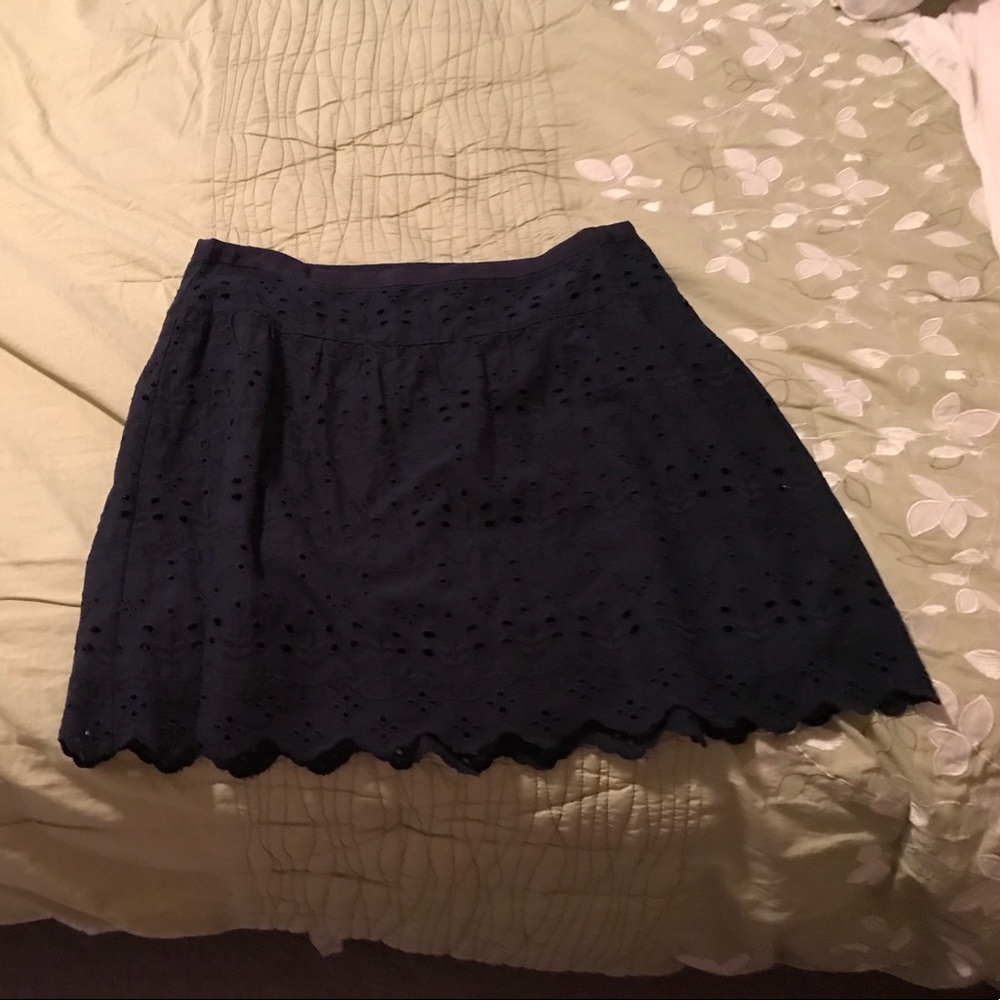 Max Studio blue skirt