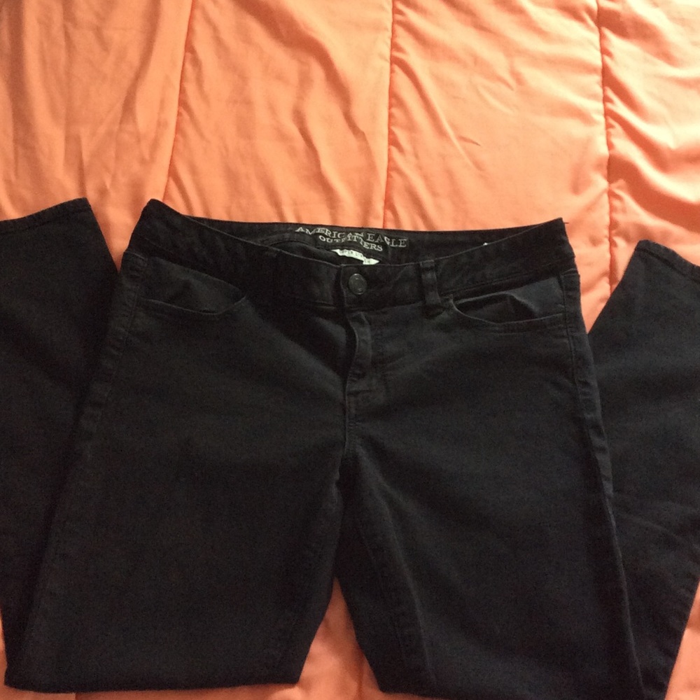 American Eagle black denim