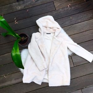 FAUX FUR COZY COAT