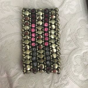 Thick wrist stretchy bracelet