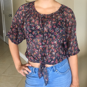 Wet Seal Floral Top
