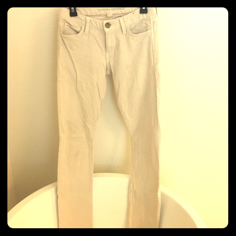 Adorable Cream Skinny Jeans