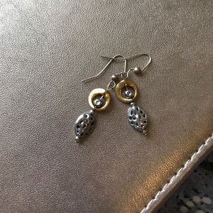 2-tone Brighton earrings