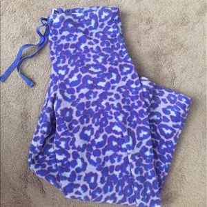 Purple cheetah print pajama