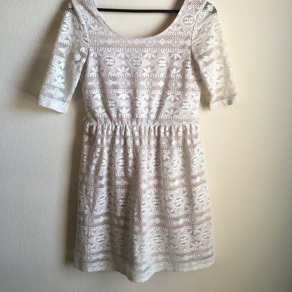  Charlotte Russe white lace dress  - Picture 1 of 4