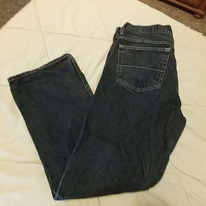 Mens black denim jeans