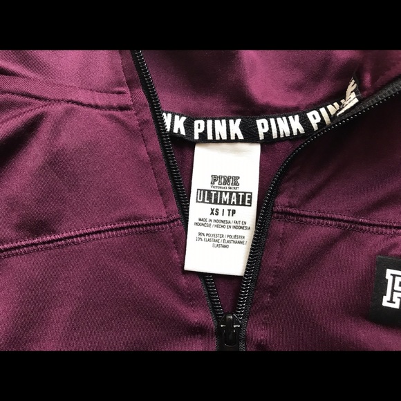 PINK Victoria's Secret Tops - Pink Ultimate Half Zip