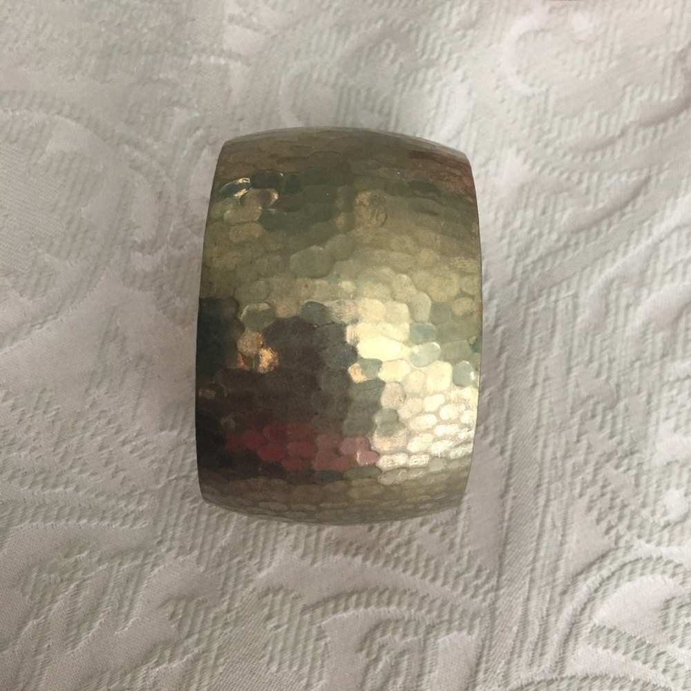 Gold cuff bracelet