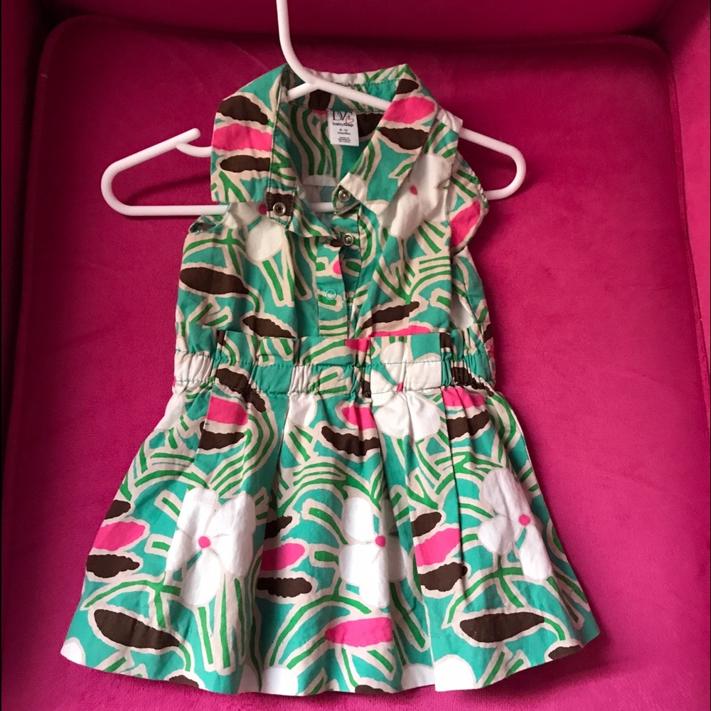 Dvf babygap gap dress summer pink aqua