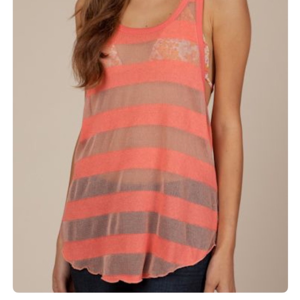 NWT Alternative Apparel Mesh Oasis Striped Tank
