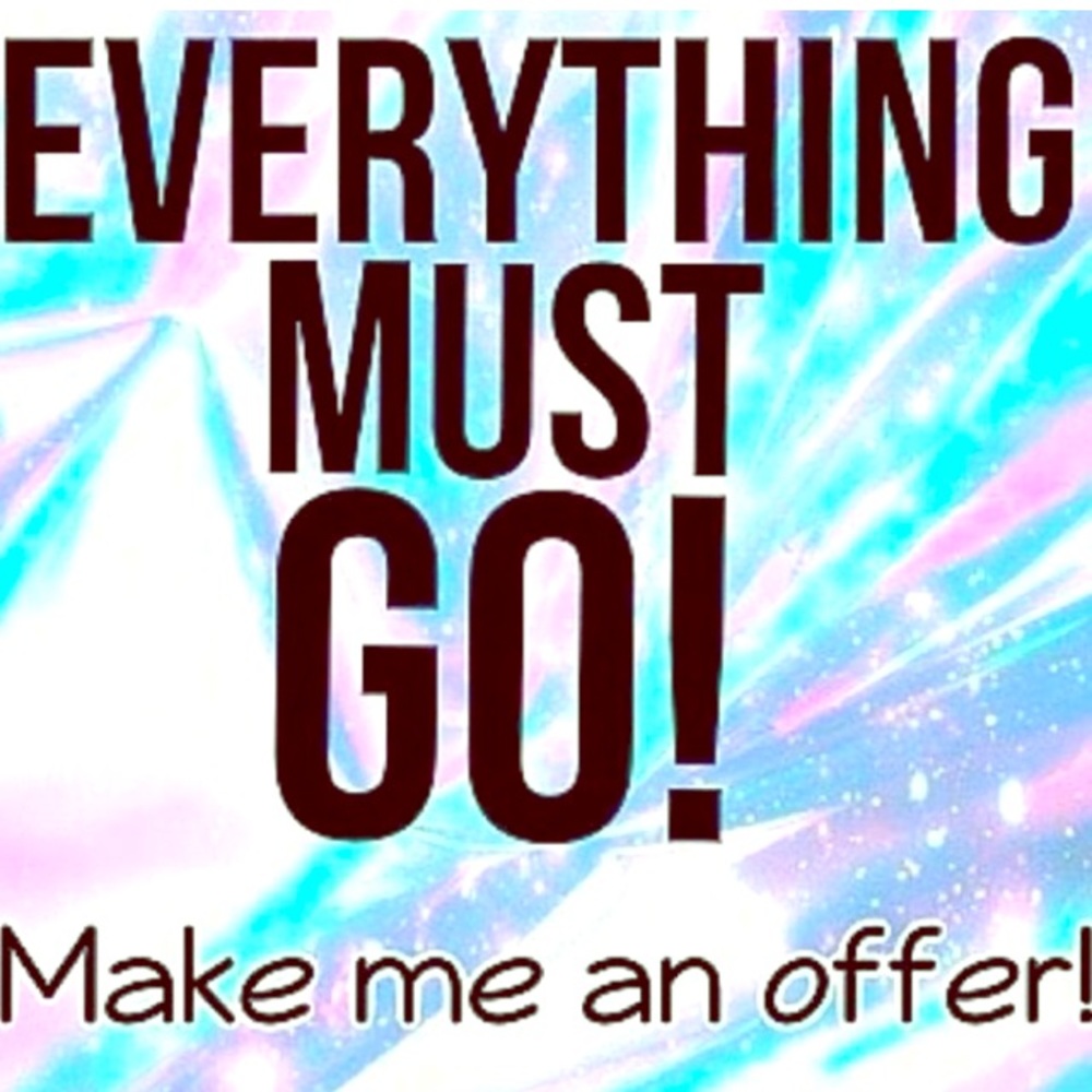 EVERYTHING MUST GO🎉🎉🎉