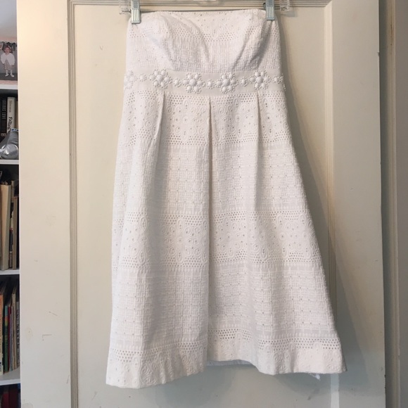 Lilly Pulitzer Dresses & Skirts - Lilly Pulitzer eyelet white dress 2