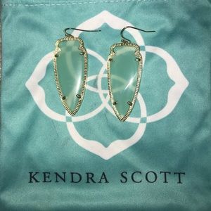 Kendra Scott Teal Iridescent Earrings