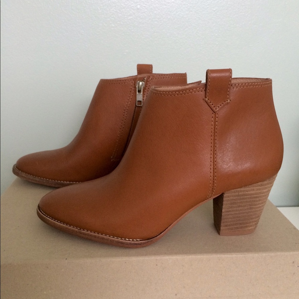🆕 Madewell Billie Boot English Saddle size 7 - Picture 2 of 7