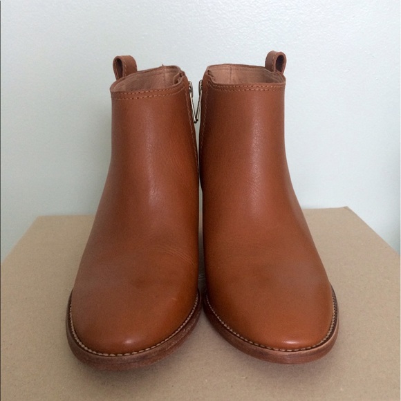 🆕 Madewell Billie Boot English Saddle size 7 - Picture 4 of 7