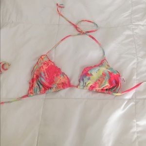 String tie swimsuit top