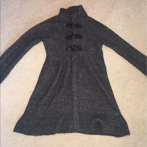 Zip Up Sparkly Cardigan (Price Negotiable)