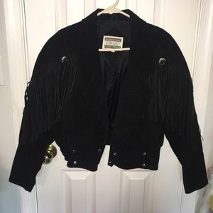 NWOT Fringe jacket