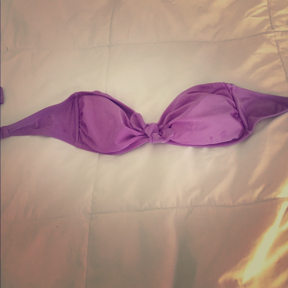 Strapless swim suit top