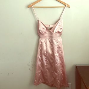 Rose Pink Silk Dresd