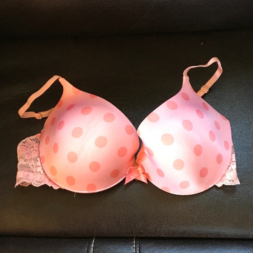 Polka dot bra size 34C