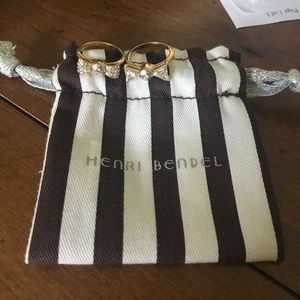 Henri Bendel Bow Stack Rings