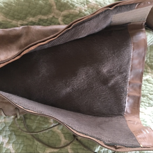 NWOT faux leather lace up boots - Picture 3 of 3