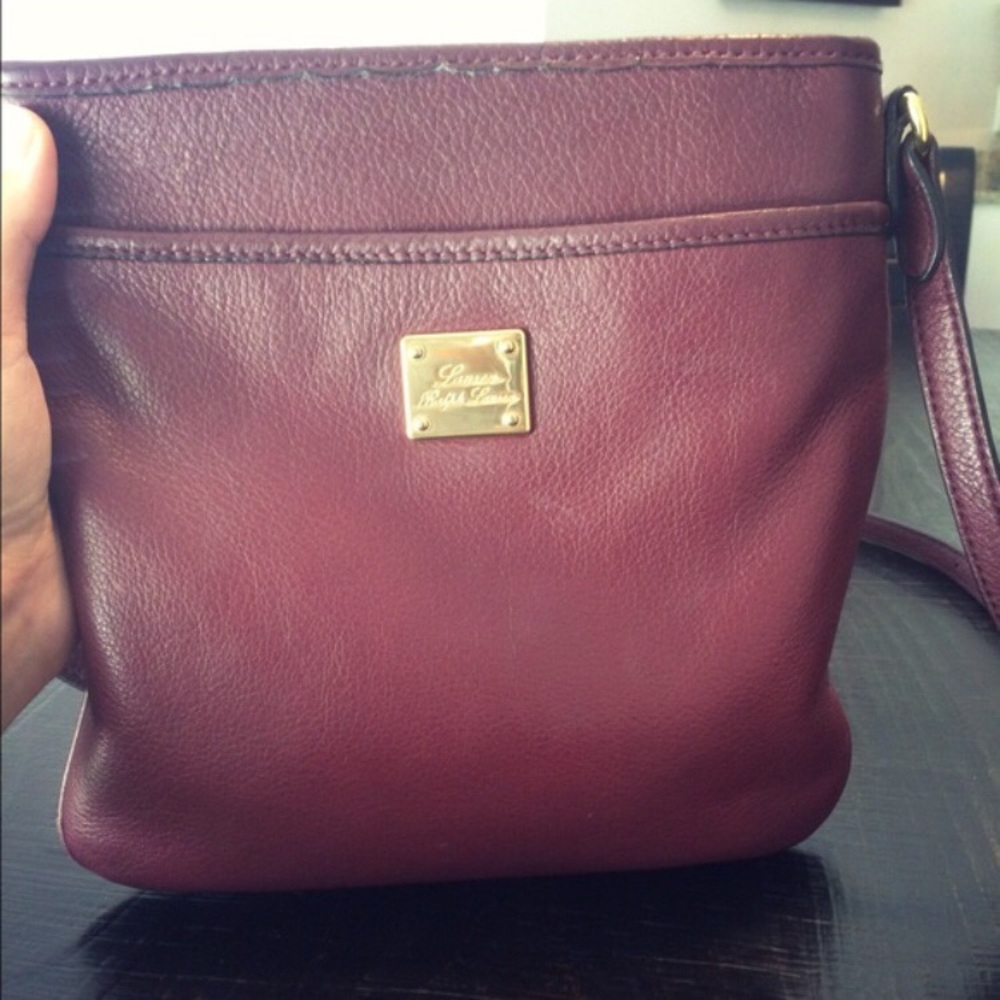 Ralph Lauren wine colored cross body bag